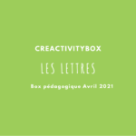 3- Box pédagogique Avril 2021 – les lettres photo boutique